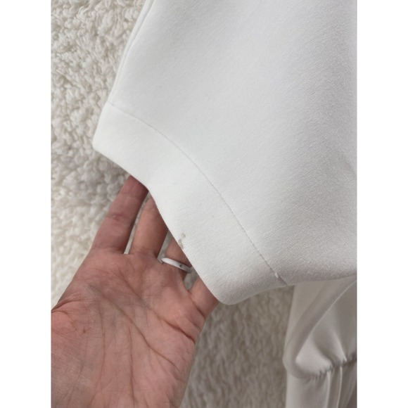 Spanx Air Essentials Women's Medium Cinched Waist T-shirt Dress White Comfort - Picture 10 of 10